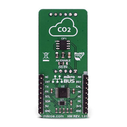 Mikroelektronika d.o.o. MIKROE-3134 NDIR CO2 Click Board - The Debug Store UK