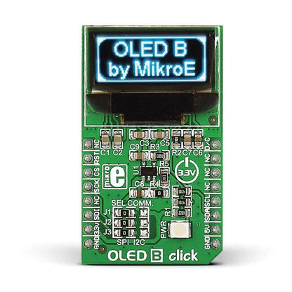 Mikroelektronika d.o.o. MIKROE-1650 OLED B Click Board - The Debug Store UK