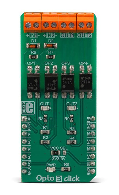 Mikroelektronika d.o.o. MIKROE-3319 Opto 3 Click Board - The Debug Store UK