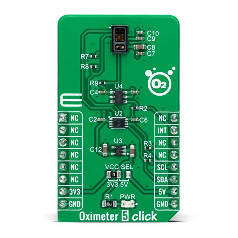 Mikroelektronika d.o.o. MIKROE-4986 Oximeter 5 Click Board - The Debug Store UK