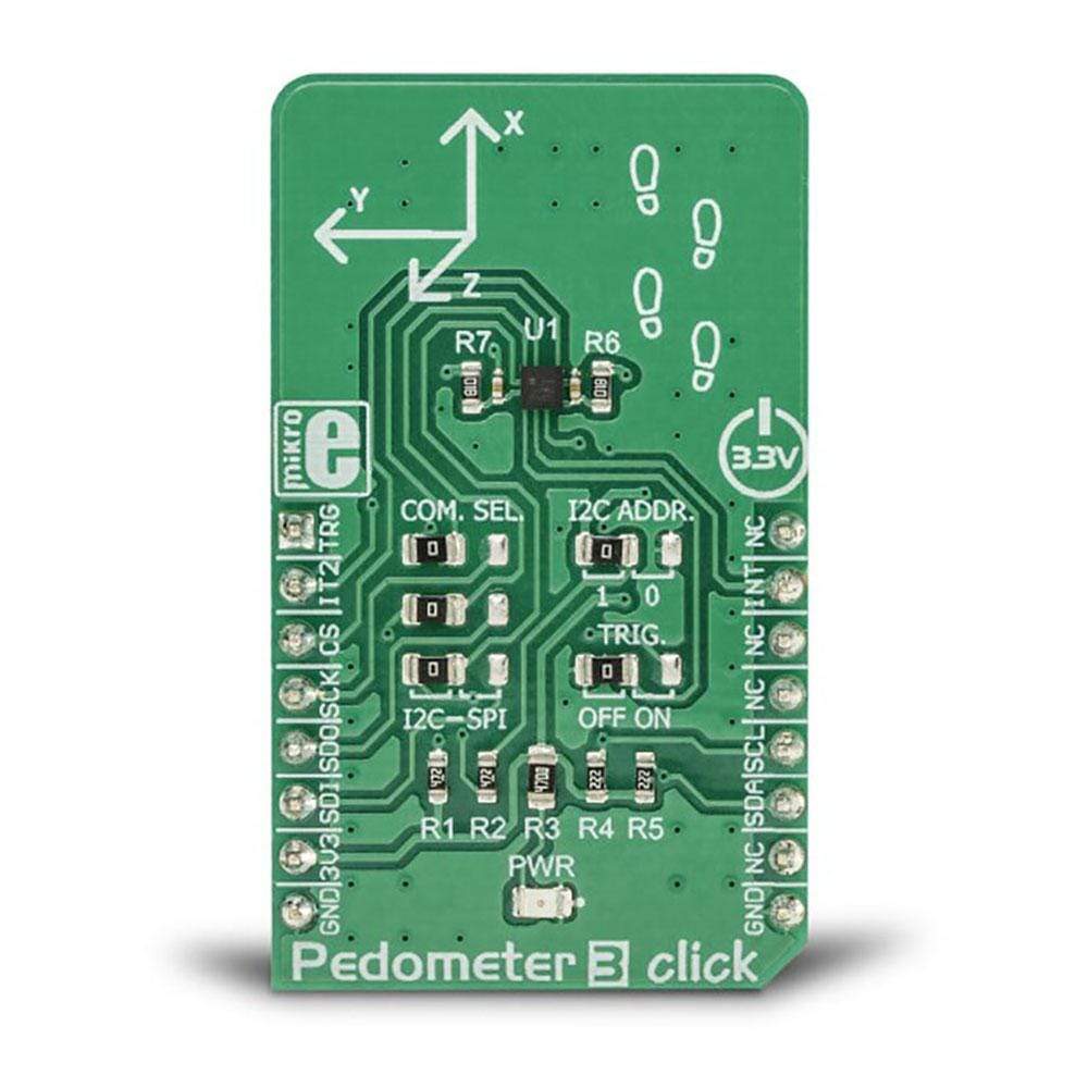 Mikroelektronika d.o.o. MIKROE-3259 Pedometer 3 Click Board - The Debug Store UK