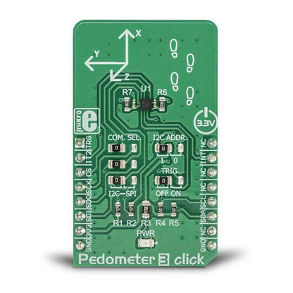 Mikroelektronika d.o.o. MIKROE-3259 Pedometer 3 Click Board - The Debug Store UK