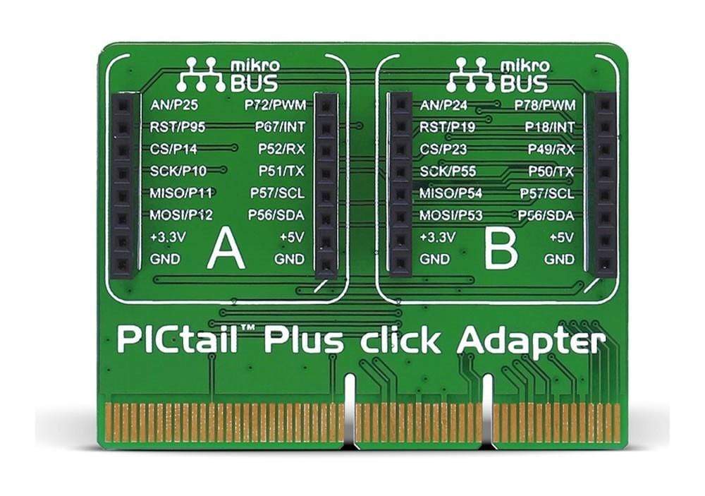 Mikroelektronika d.o.o. MIKROE-2578 PICtail Plus Click Board Adapter - The Debug Store UK