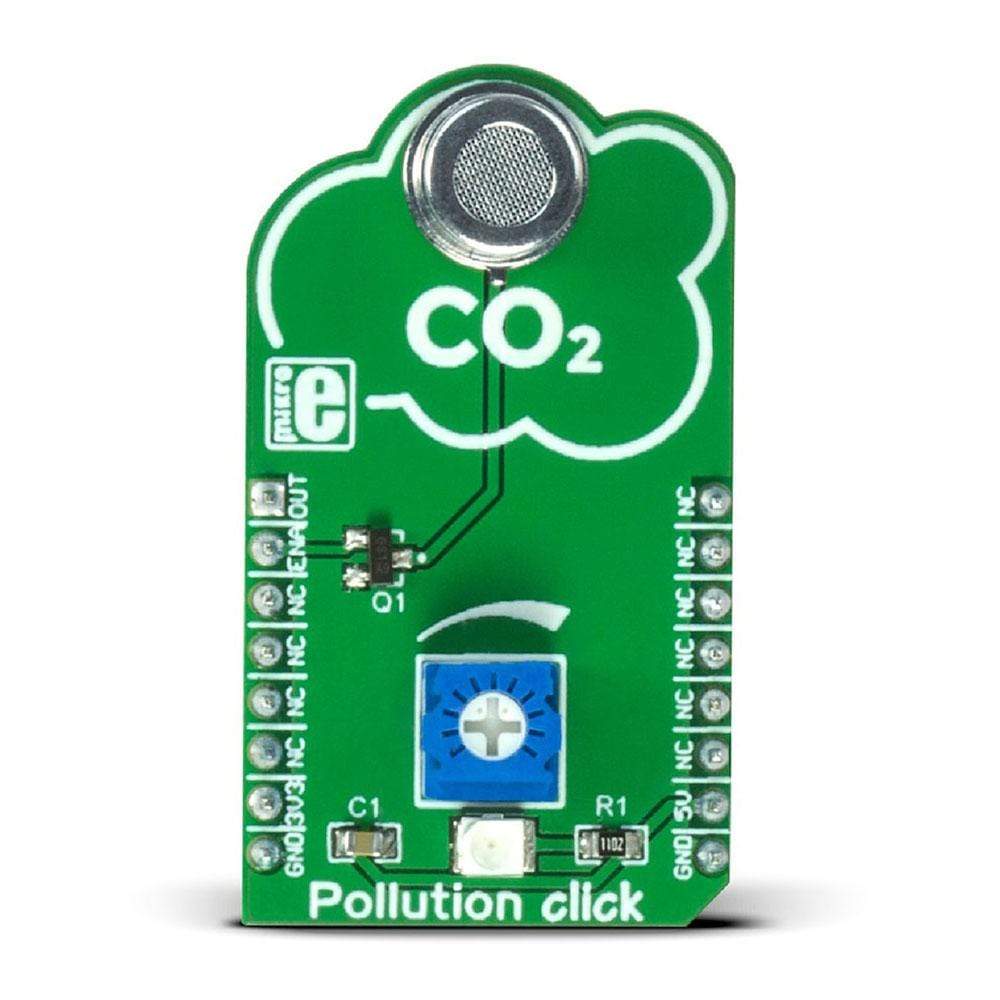Mikroelektronika d.o.o. MIKROE-2516 Pollution Click Board - The Debug Store UK