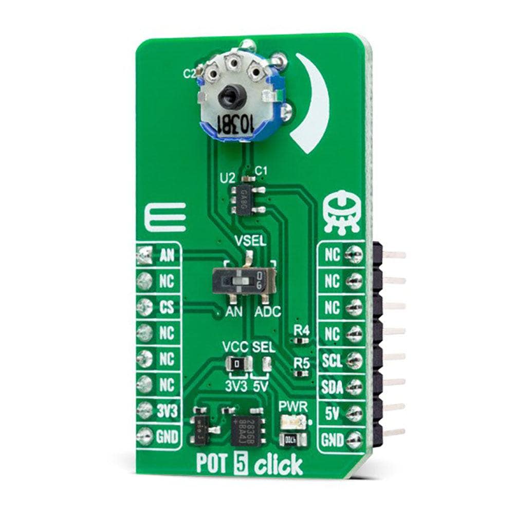 Mikroelektronika d.o.o. MIKROE-5445 POT 5 Click Board - The Debug Store UK