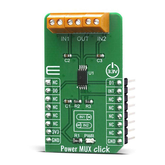 Mikroelektronika d.o.o. MIKROE-4109 Power MUX Click Board - The Debug Store UK