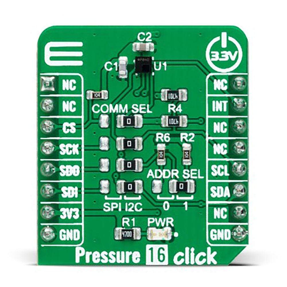 Mikroelektronika d.o.o. MIKROE-4765 Pressure 16 Click Board - The Debug Store UK