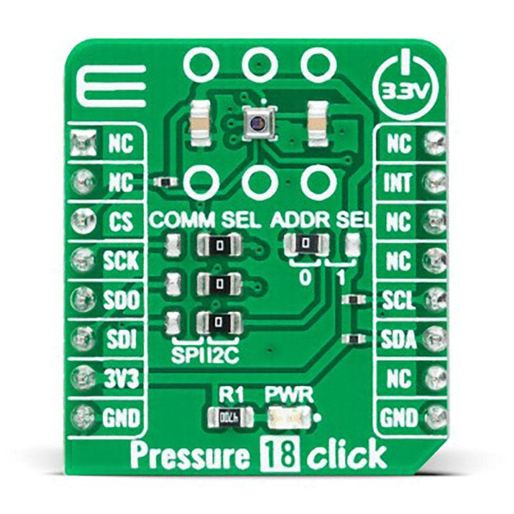 Mikroelektronika d.o.o. MIKROE-5296 Pressure 18 Click Board - The Debug Store UK