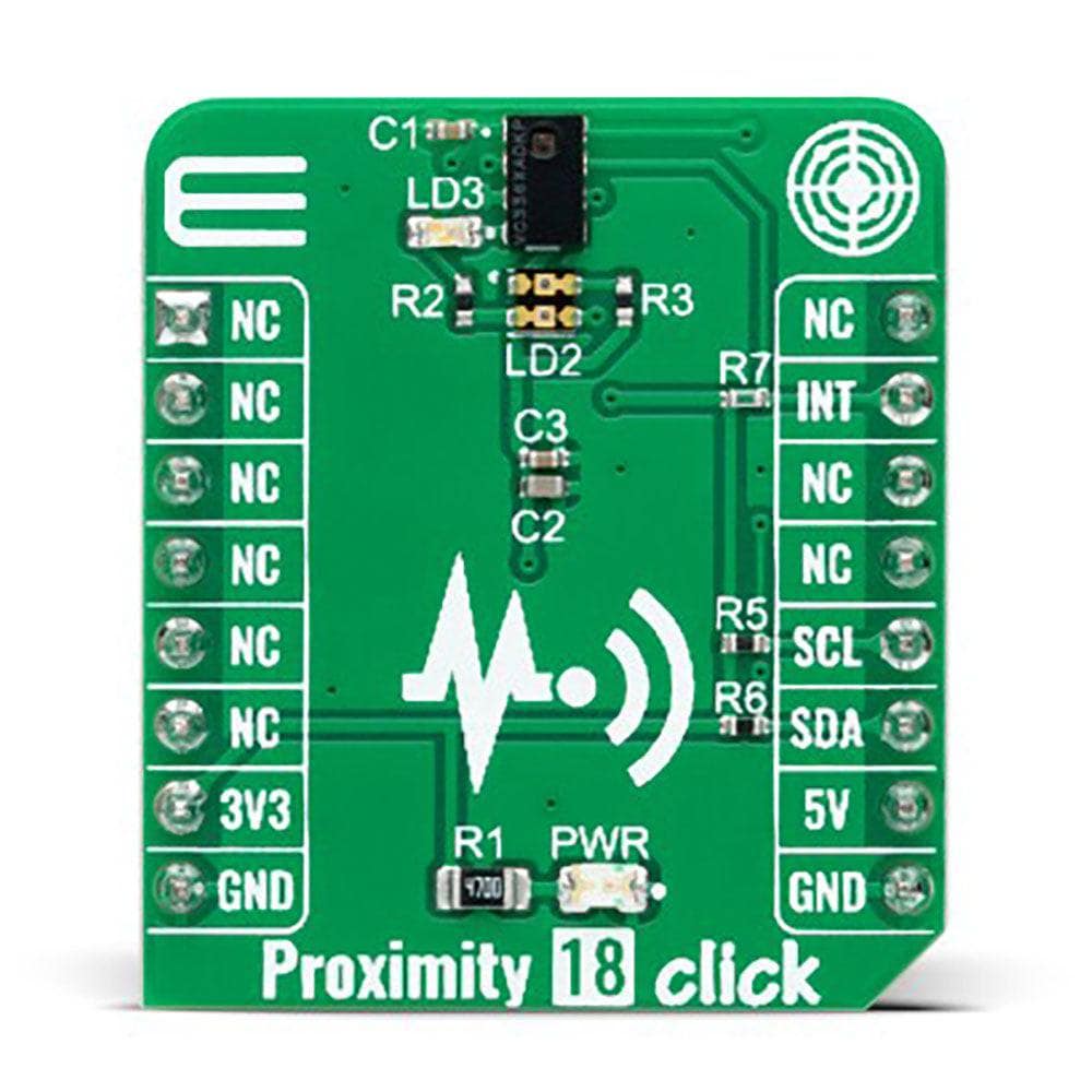 Mikroelektronika d.o.o. MIKROE-5300 Proximity 18 Click Board - The Debug Store UK