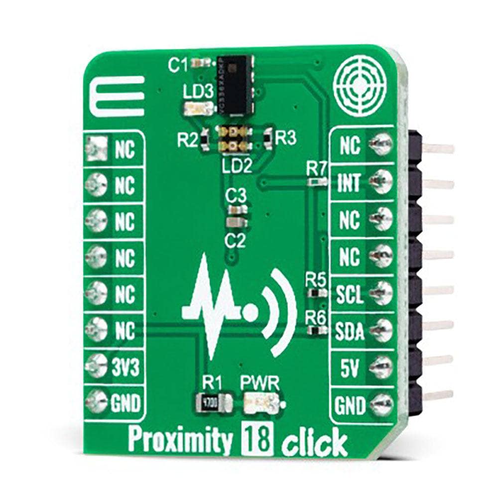 Mikroelektronika d.o.o. MIKROE-5300 Proximity 18 Click Board - The Debug Store UK