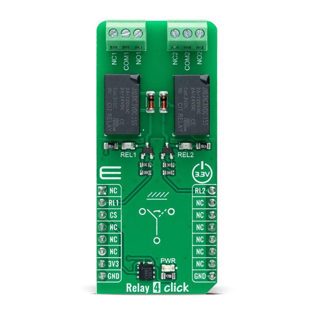 Mikroelektronika d.o.o. MIKROE-5539 Relay 4 Click Board - The Debug Store UK