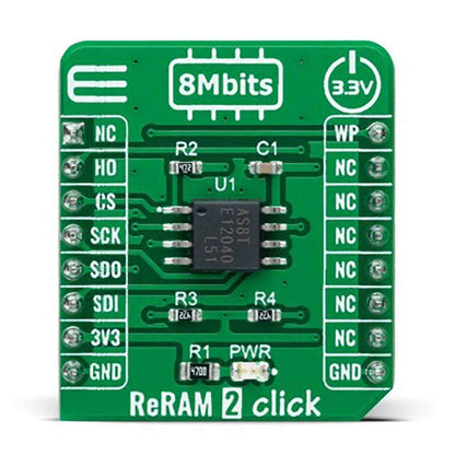 Mikroelektronika d.o.o. MIKROE-4895 ReRAM 2 Click Board - The Debug Store UK
