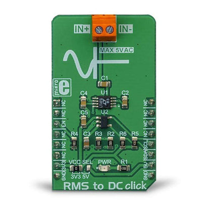 Mikroelektronika d.o.o. MIKROE-3311 RMS to DC Click Board - The Debug Store UK