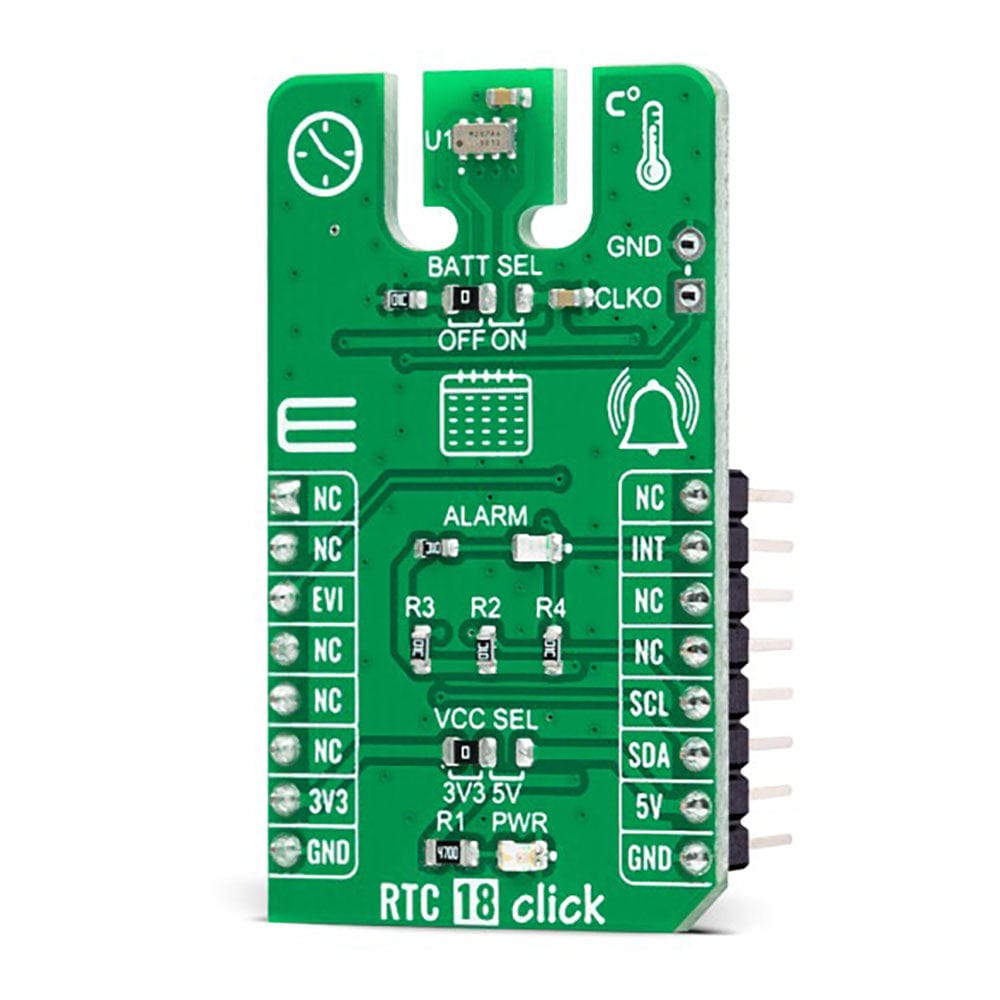 Mikroelektronika d.o.o. MIKROE-5192 RTC 18 Click Board - The Debug Store UK