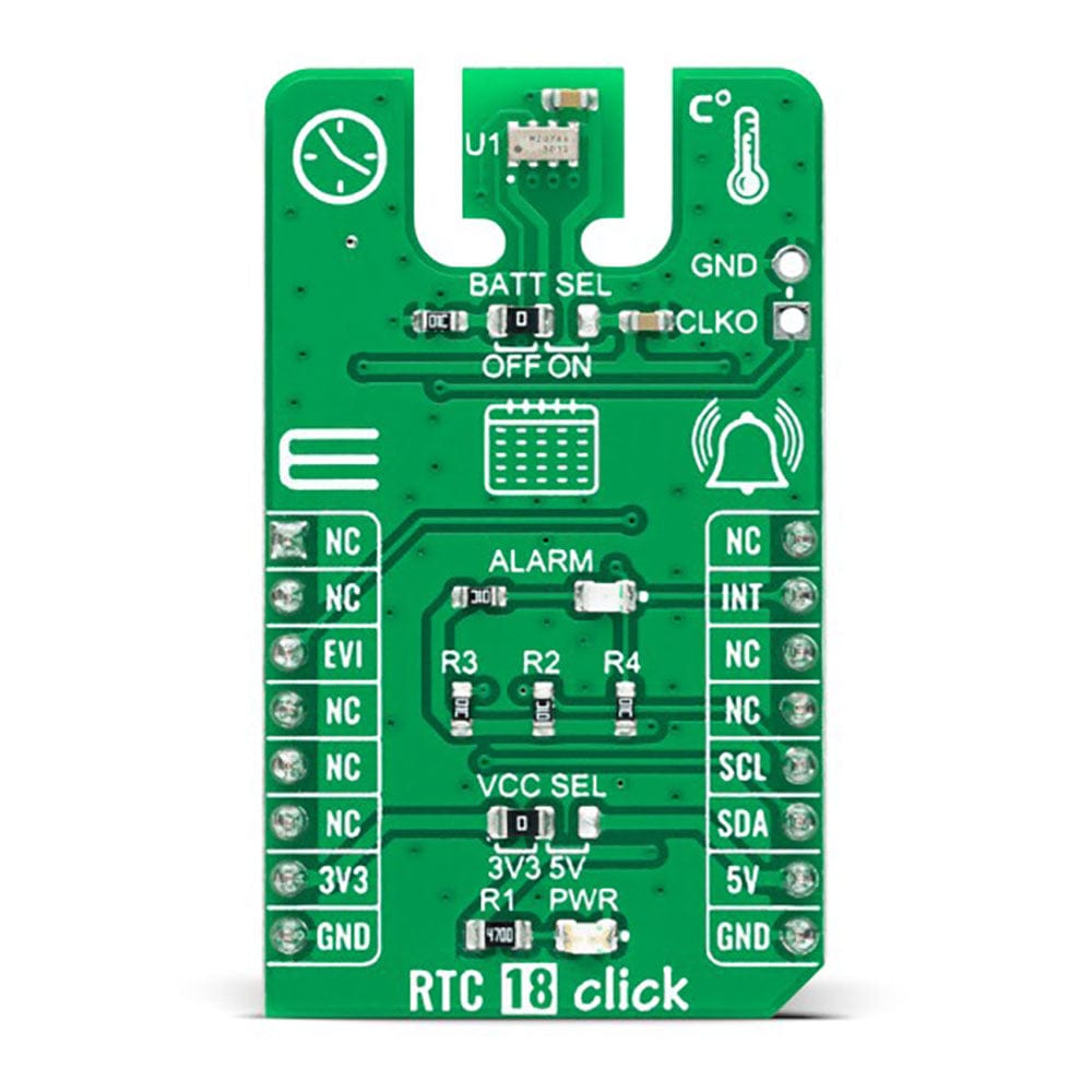 Mikroelektronika d.o.o. MIKROE-5192 RTC 18 Click Board - The Debug Store UK