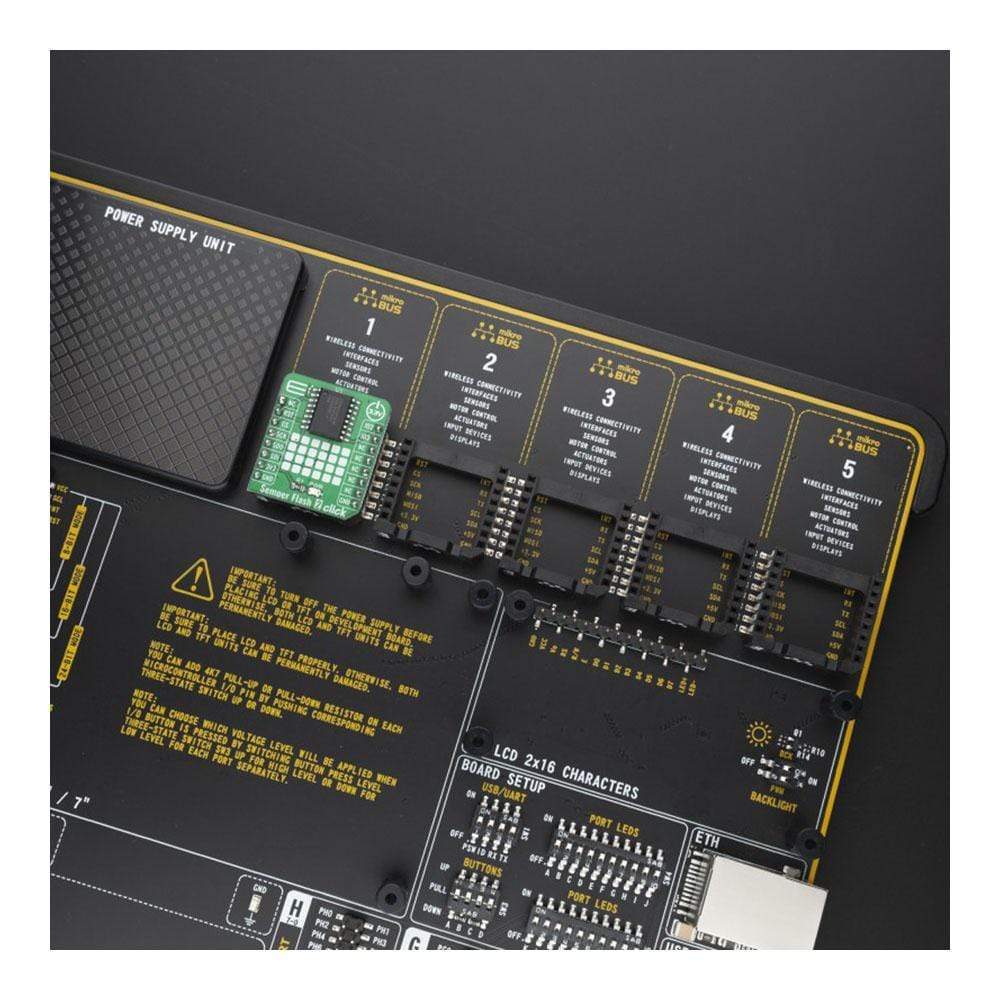 Mikroelektronika d.o.o. MIKROE-4028 Semper Flash 2 Click Board - The Debug Store UK