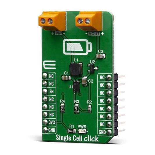 Mikroelektronika d.o.o. MIKROE-3844 Single Cell Click Board - The Debug Store UK