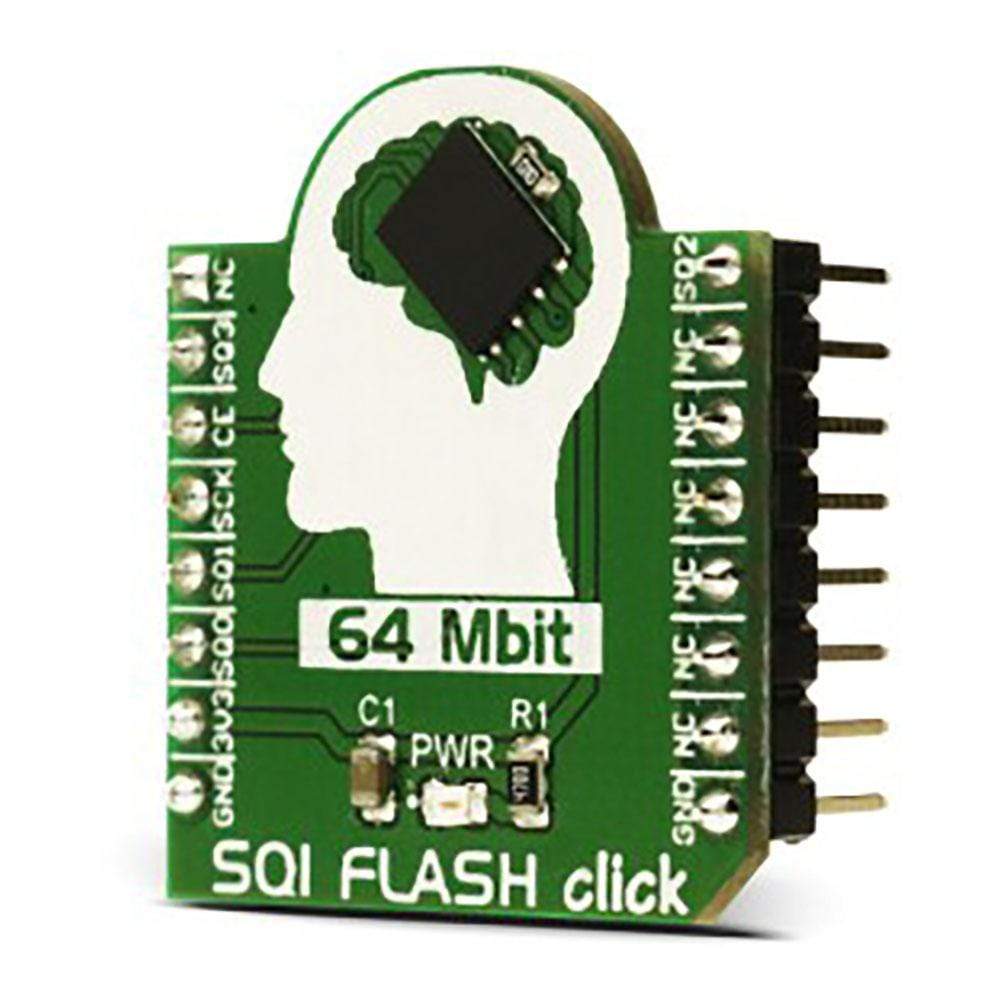 Mikroelektronika d.o.o. MIKROE-2828 SQI FLASH Click Board - The Debug Store UK