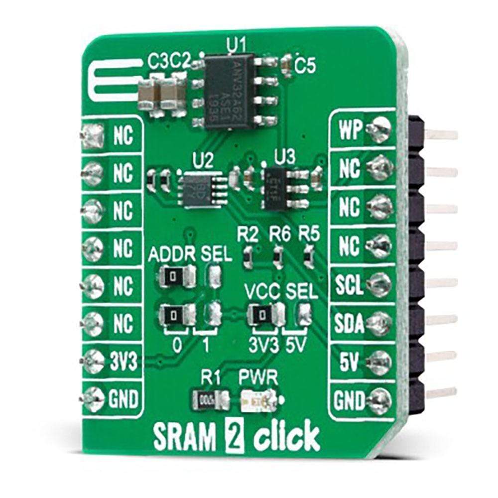 Mikroelektronika d.o.o. MIKROE-4178 SRAM 2 Click Board - The Debug Store UK