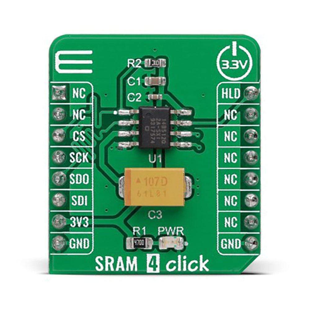 Mikroelektronika d.o.o. MIKROE-4835 SRAM 4 Click Board - The Debug Store UK