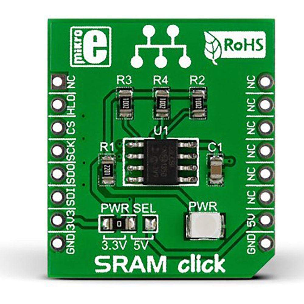 Mikroelektronika d.o.o. MIKROE-1902 SRAM Click Board - The Debug Store UK