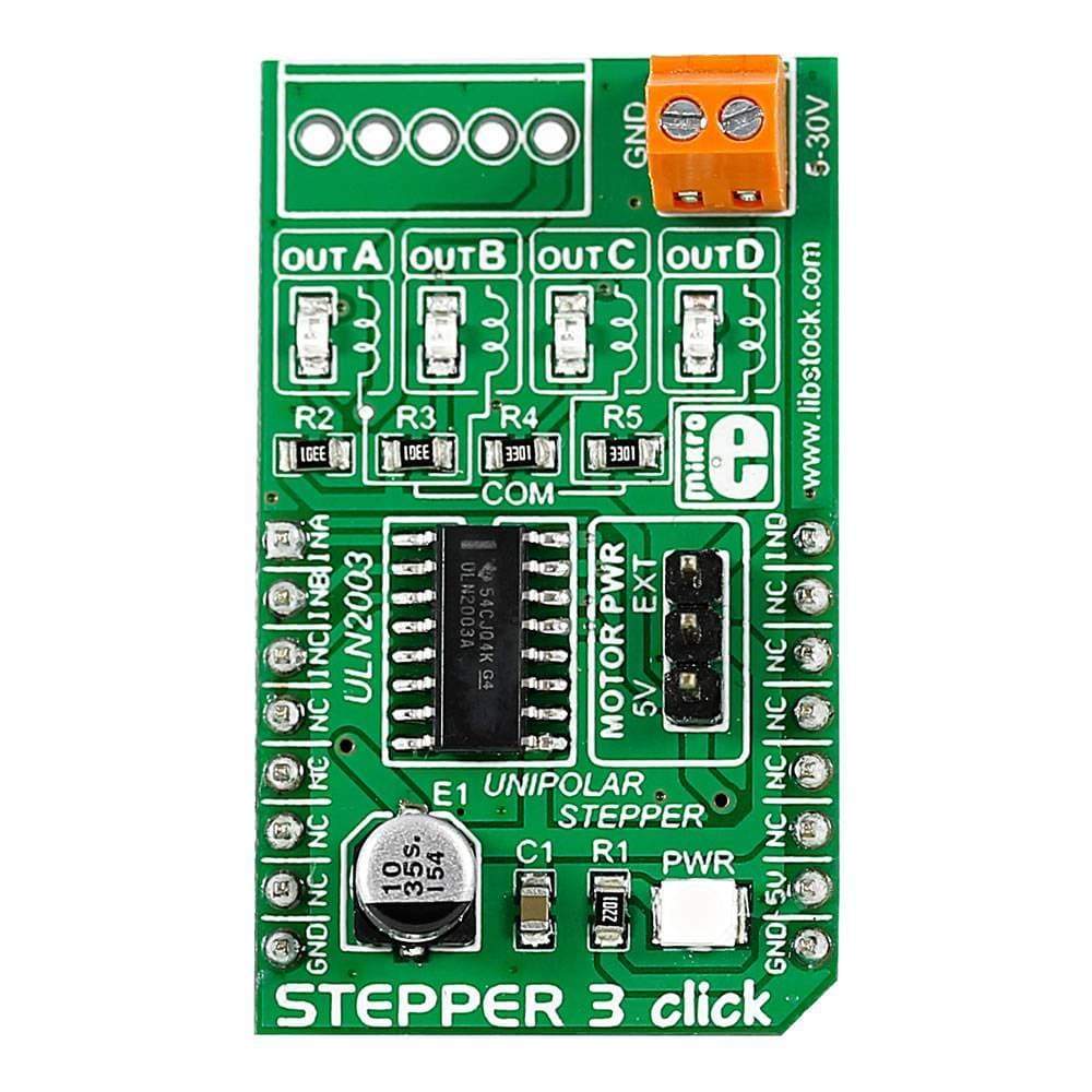 Mikroelektronika d.o.o. MIKROE-2035 Stepper 3 Click Board - The Debug Store UK