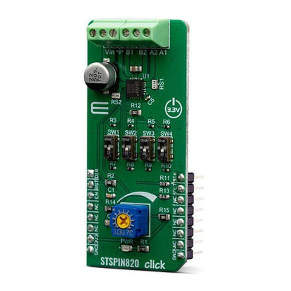 Mikroelektronika d.o.o. MIKROE-3544 STSPIN820 Click Board - The Debug Store UK