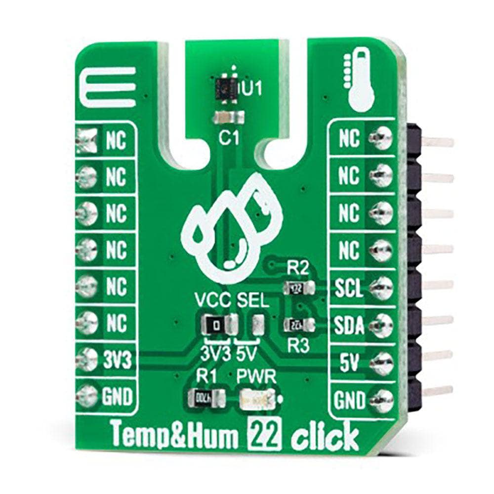 Mikroelektronika d.o.o. MIKROE-5310 Temp&Hum 22 Click Board - The Debug Store UK