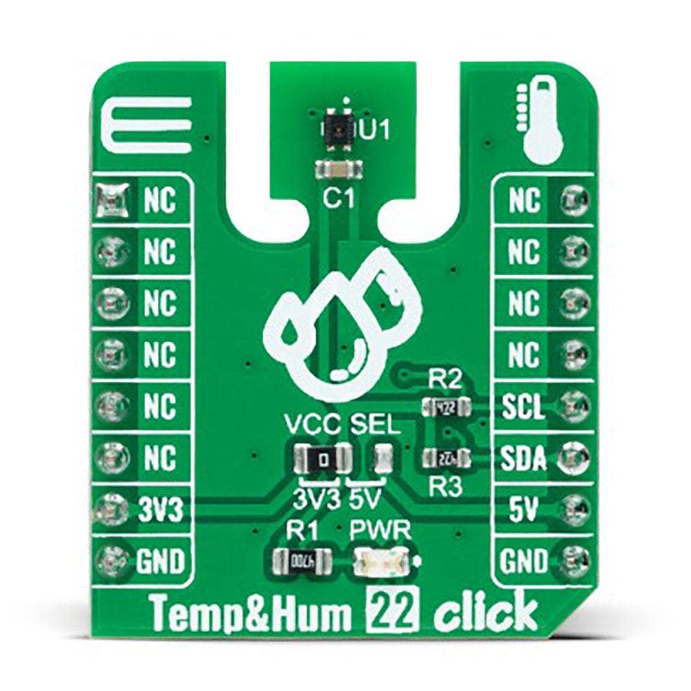 Mikroelektronika d.o.o. MIKROE-5310 Temp&Hum 22 Click Board - The Debug Store UK