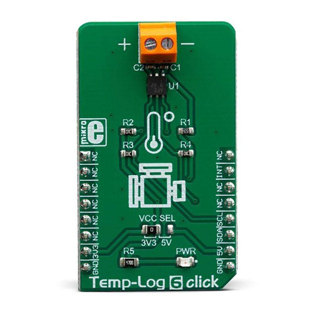 Mikroelektronika d.o.o. MIKROE-3437 Temp-Log 6 Click Board - The Debug Store UK