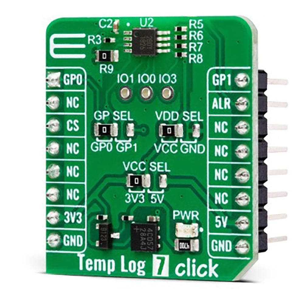 Mikroelektronika d.o.o. MIKROE-5598 Temp-Log 7 Click Board - The Debug Store UK