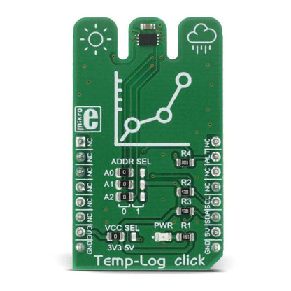Mikroelektronika d.o.o. MIKROE-2886 Temp-Log Click Board - The Debug Store UK