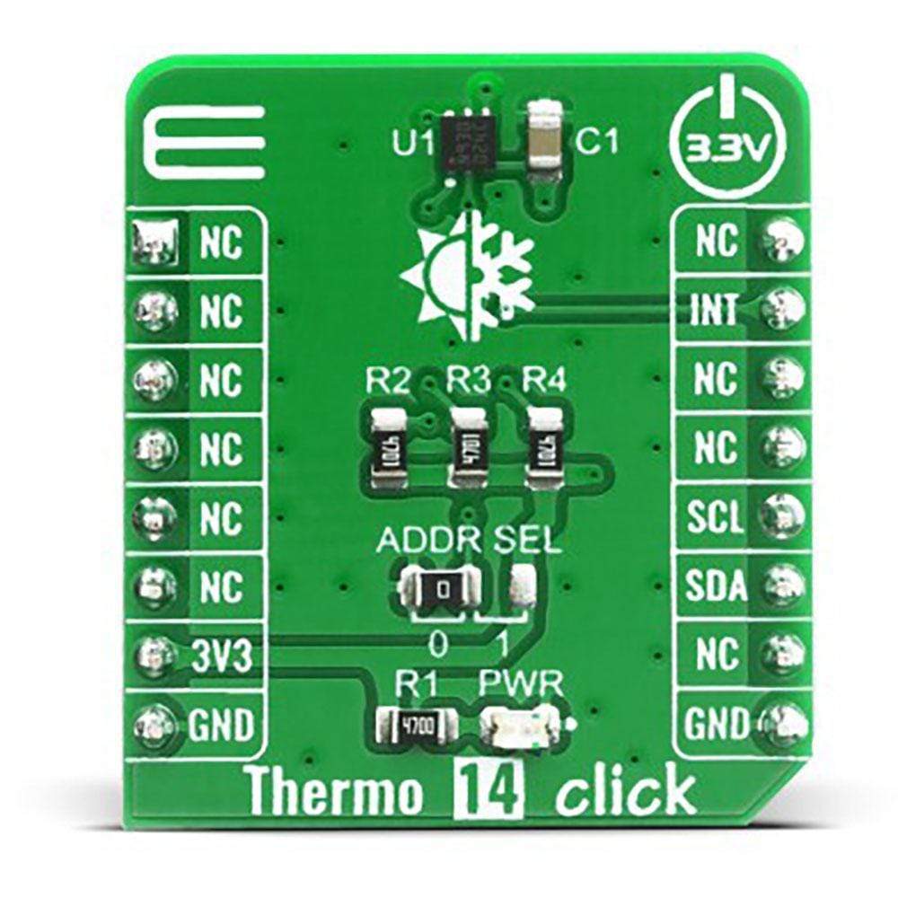 Mikroelektronika d.o.o. MIKROE-4132 Thermo 14 Click Board - The Debug Store UK
