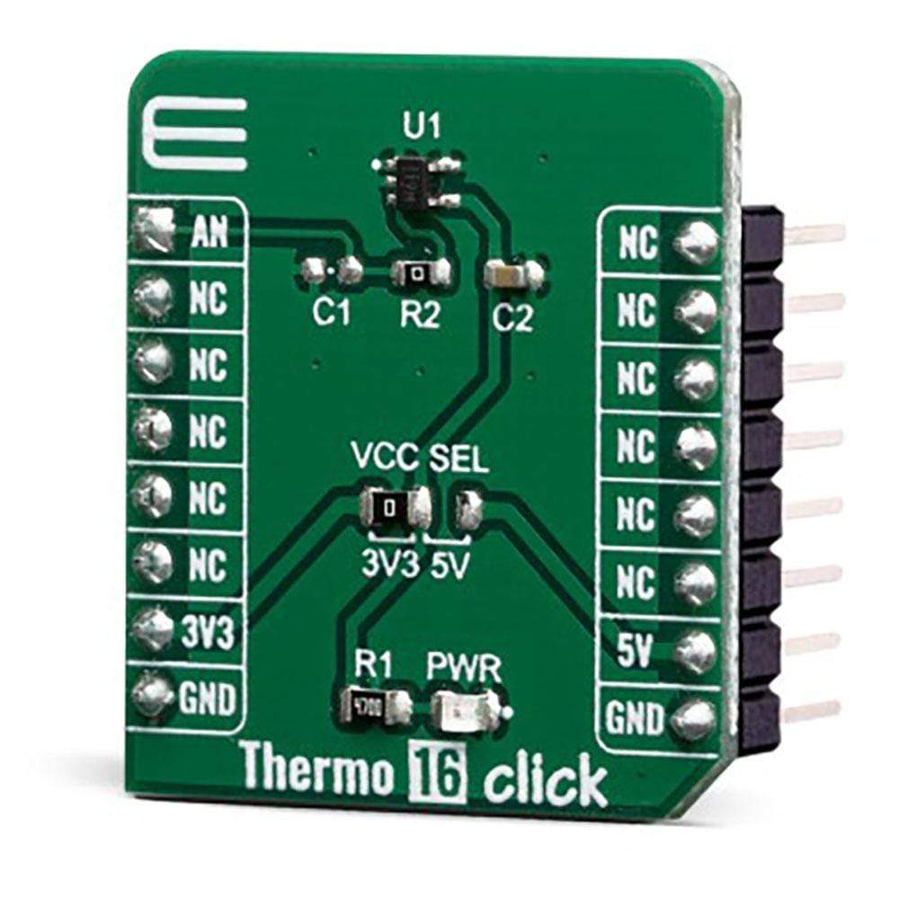 Mikroelektronika d.o.o. MIKROE-3662 Thermo 16 Click Board - The Debug Store UK