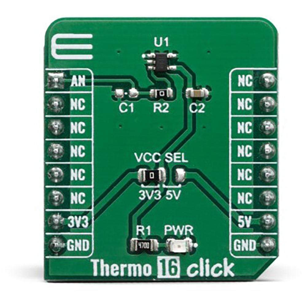 Mikroelektronika d.o.o. MIKROE-3662 Thermo 16 Click Board - The Debug Store UK