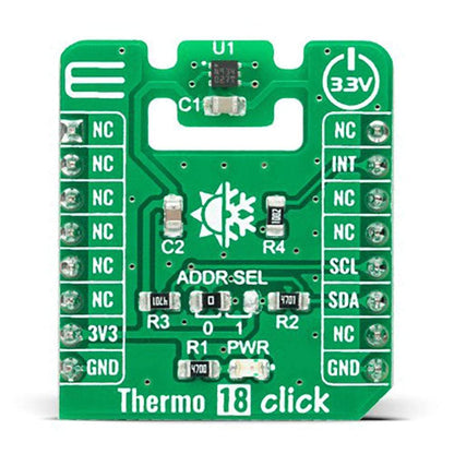 Mikroelektronika d.o.o. MIKROE-4829 Thermo 18 Click Board - The Debug Store UK