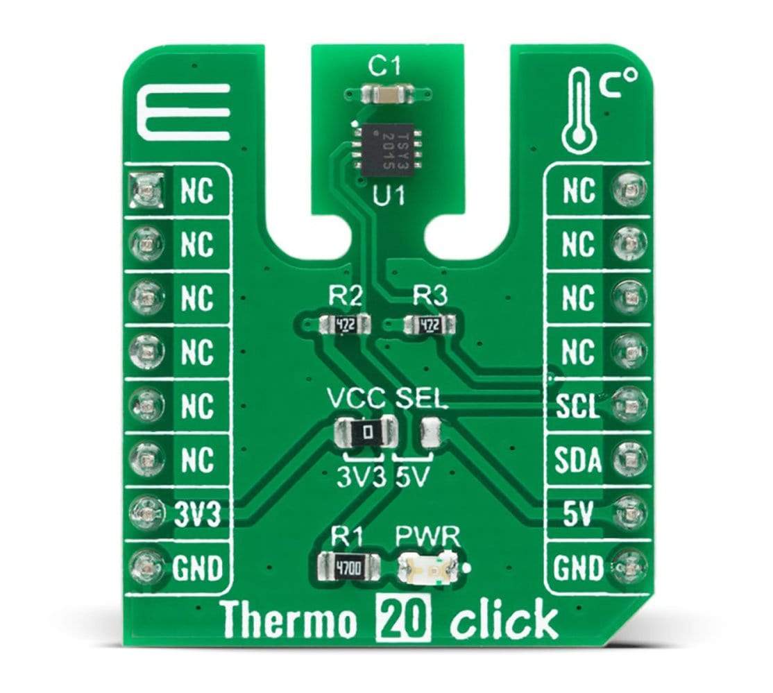 Mikroelektronika d.o.o. MIKROE-4316 Thermo 20 Click Board - The Debug Store UK