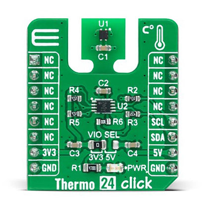 Mikroelektronika d.o.o. MIKROE-5110 Thermo 24 Click Board - The Debug Store UK