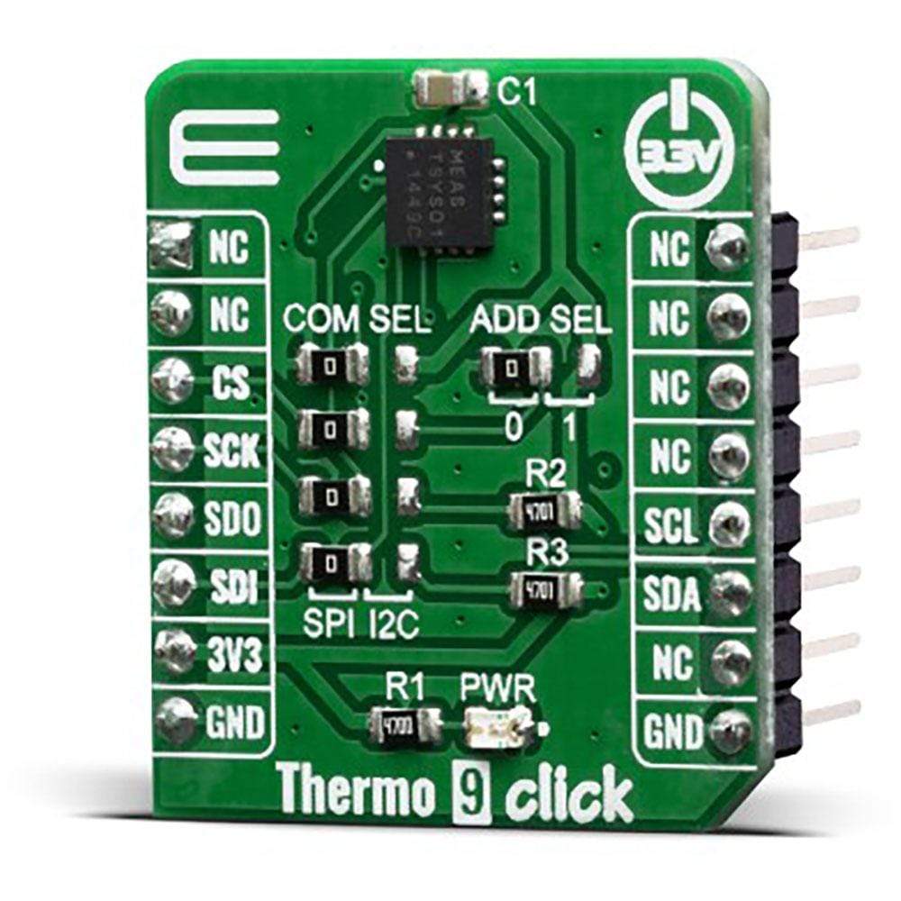 Mikroelektronika d.o.o. MIKROE-3983 Thermo 9 Click Board - The Debug Store UK