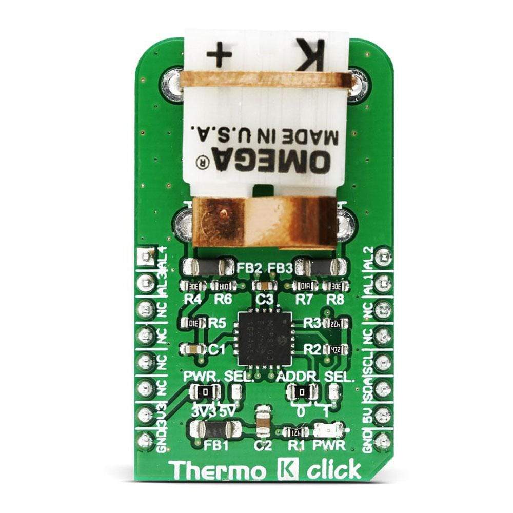 Mikroelektronika d.o.o. MIKROE-2501 Thermo K Click Board - The Debug Store UK