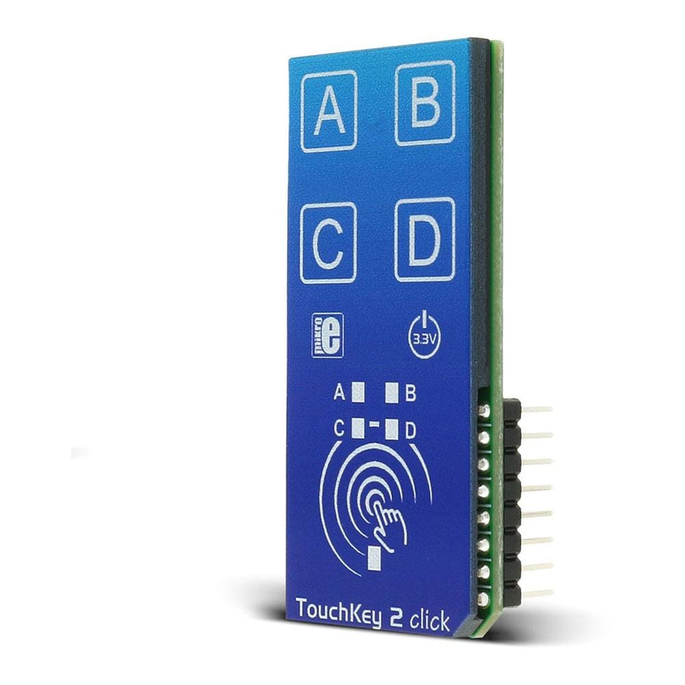 Mikroelektronika d.o.o. MIKROE-2474 TouchKey 2 Click Board - The Debug Store UK