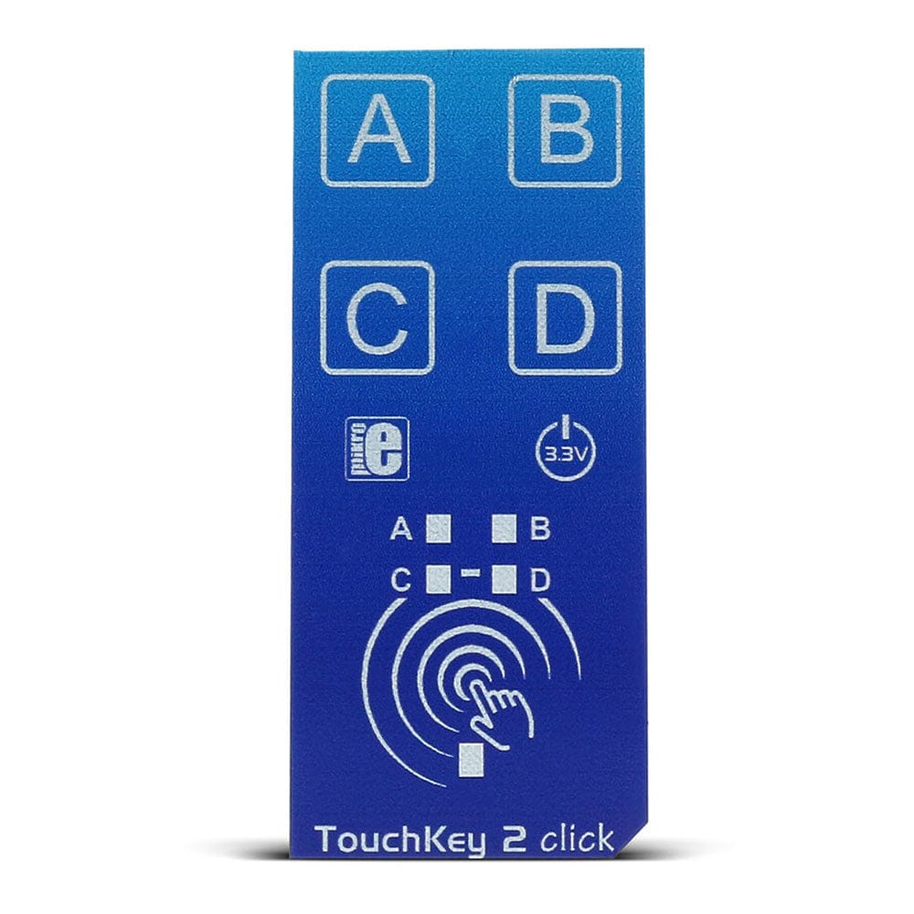 Mikroelektronika d.o.o. MIKROE-2474 TouchKey 2 Click Board - The Debug Store UK