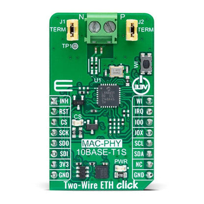 Mikroelektronika d.o.o. MIKROE-5543 Two-Wire ETH Click Board - The Debug Store UK