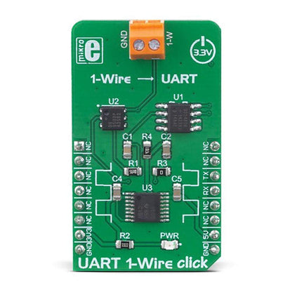 Mikroelektronika d.o.o. MIKROE-3340 UART 1-Wire Click Board - The Debug Store UK