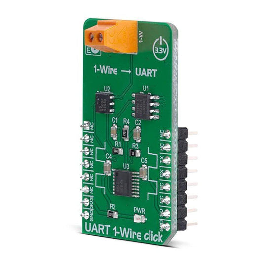 Mikroelektronika d.o.o. MIKROE-3340 UART 1-Wire Click Board - The Debug Store UK