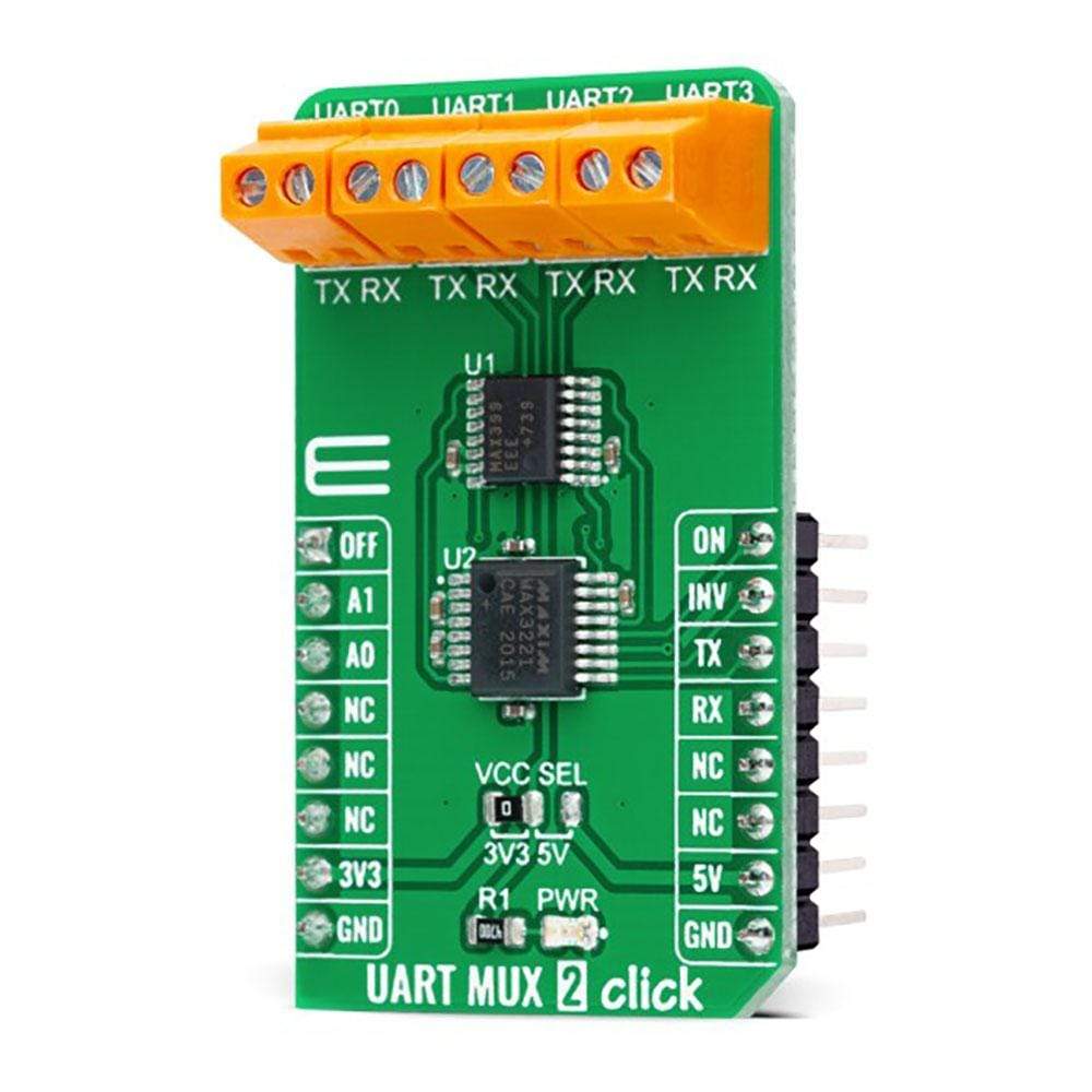 Mikroelektronika d.o.o. MIKROE-4494 UART MUX 2 Click Board - The Debug Store UK