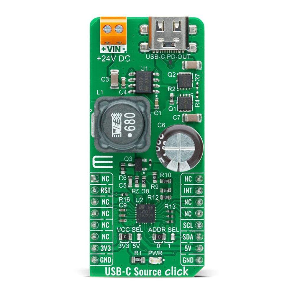 Mikroelektronika d.o.o. MIKROE-4329 USB-C Source Click Board - The Debug Store UK
