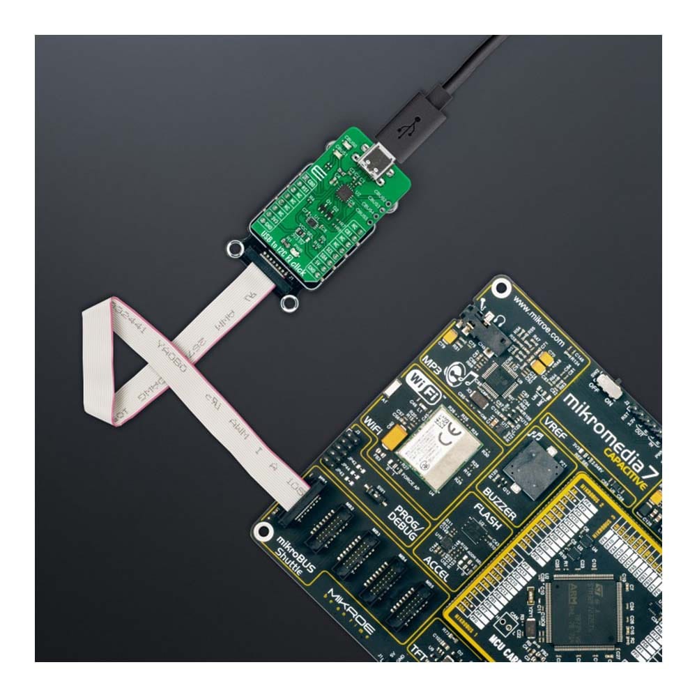 Mikroelektronika d.o.o. MIKROE-5065 USB to I2C 2 Click Board - The Debug Store UK