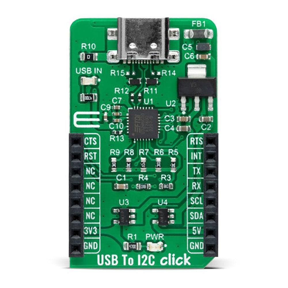 Mikroelektronika d.o.o. MIKROE-5312 USB to I2C Click Board - The Debug Store UK