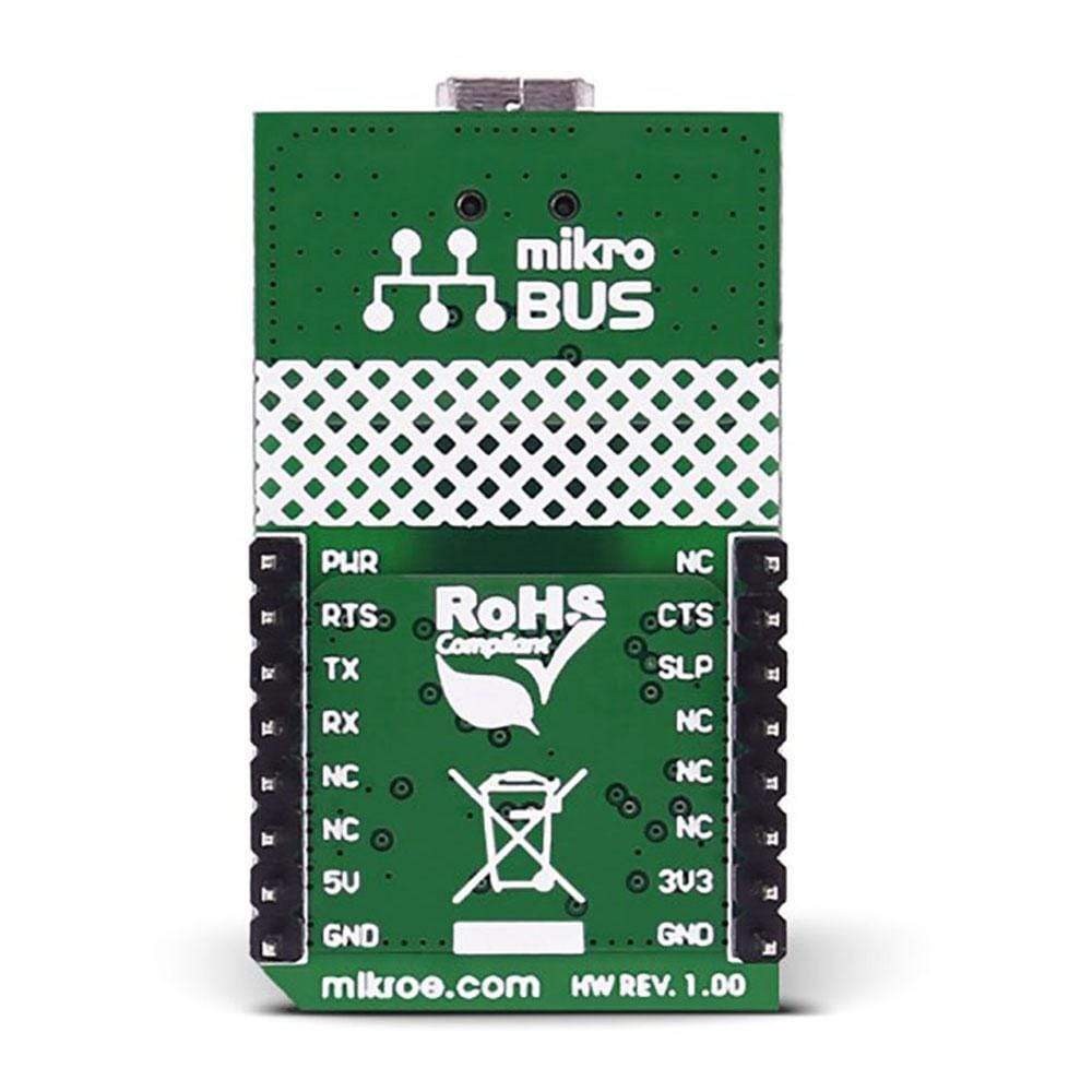 Mikroelektronika d.o.o. MIKROE-2674 USB UART 2 Click Board - The Debug Store UK